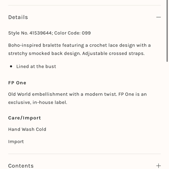 NWT Free People Adella Bralette - Picture 5 of 13